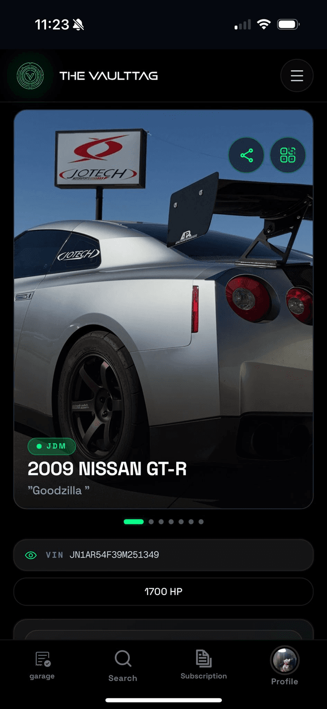 Vehicle Profile